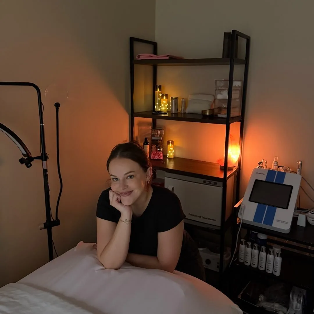 Megan Sanders, esthetician and owner of Sol Skin SLO, in her treatment room